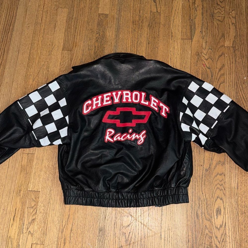 Chevrolet Racing Performance Jacket Black Red Mens M